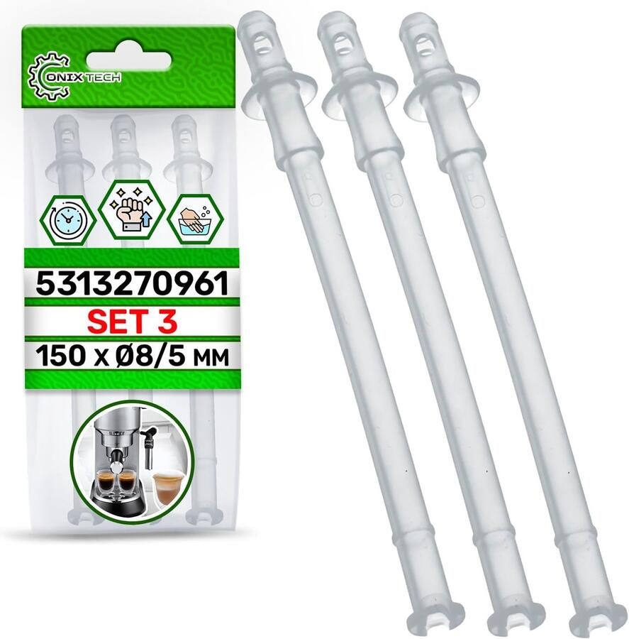 Solidchoice 3 Stuks Melkslang voor DeLonghi Koffiemachines
