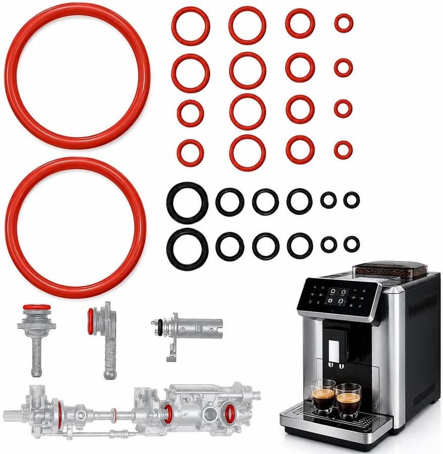 Solidchoice 30-delige Silicone O-Ring Onderhoudsset voor Koffiemachines