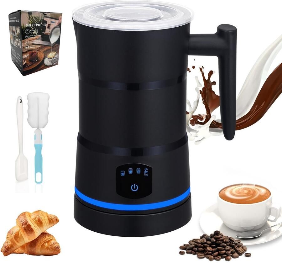 Solidchoice 4-in-1 Elektrische Melkschuimer voor Warme en Koude Melk