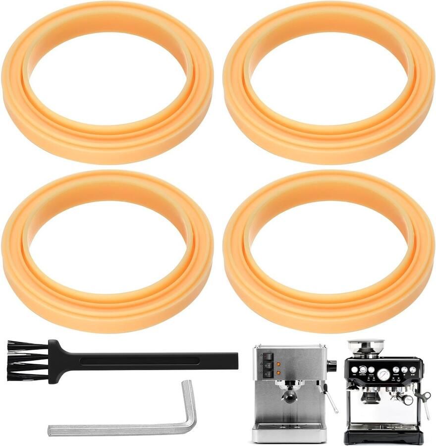 Solidchoice 4 Stuks 64mm Koffiemachine Sealing Rings Silicone Vervangingen