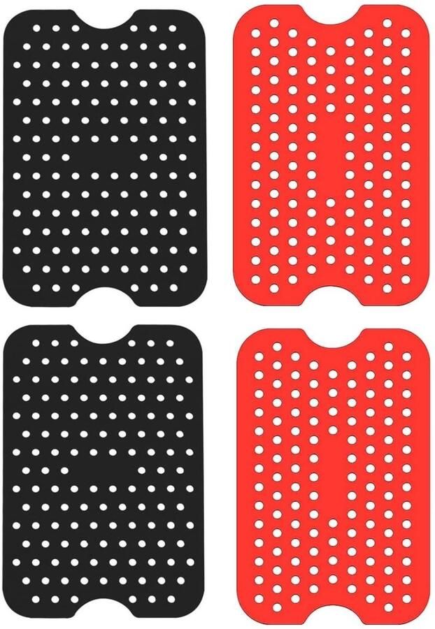Solidchoice 4 Stuks Herbruikbare Siliconen Airfryer Liners