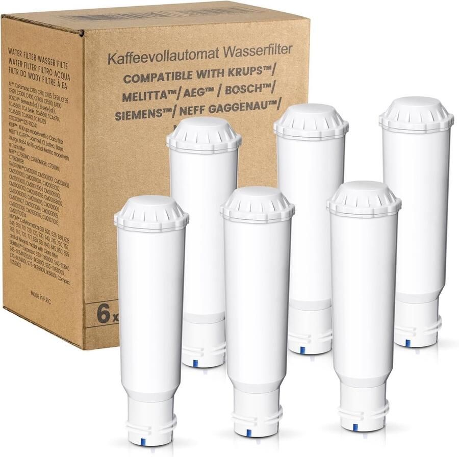 Solidchoice 6-Pack Koffiemachine Waterfilters Verbeter de Koffiesmaak