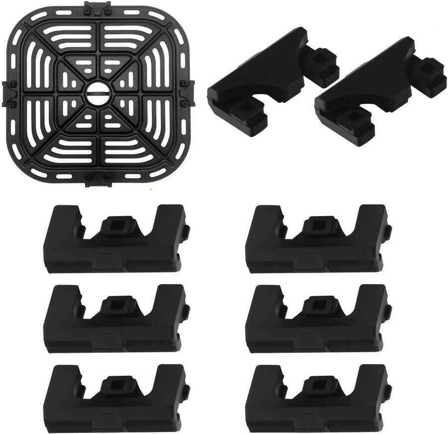Solidchoice 8-delige Silicone Bumpers voor Air Fryer