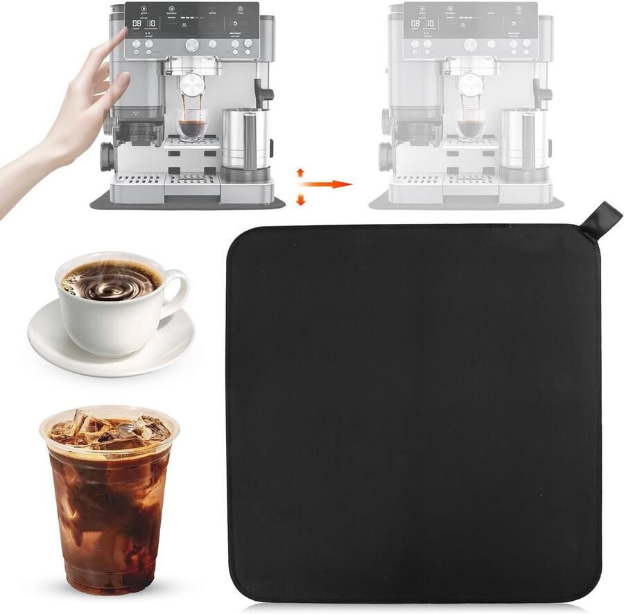 Solidchoice Absorberende Drupmat voor Koffiemachine 32 x 32 cm