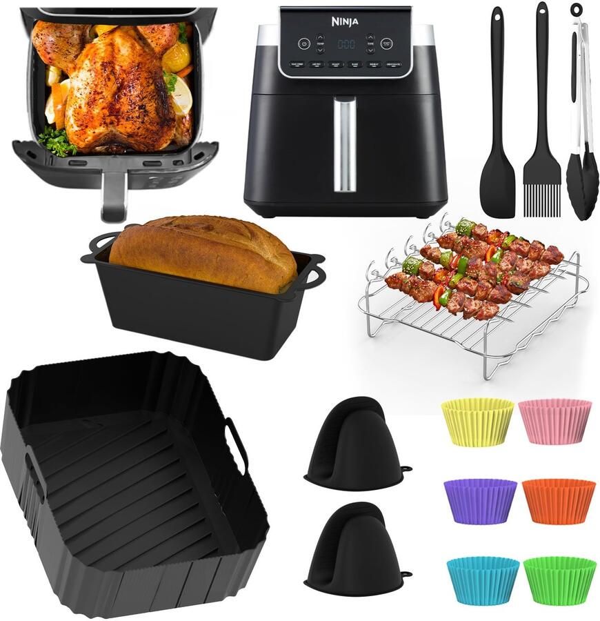 Solidchoice Accessoires voor Airfryer met 17 Stuks Set