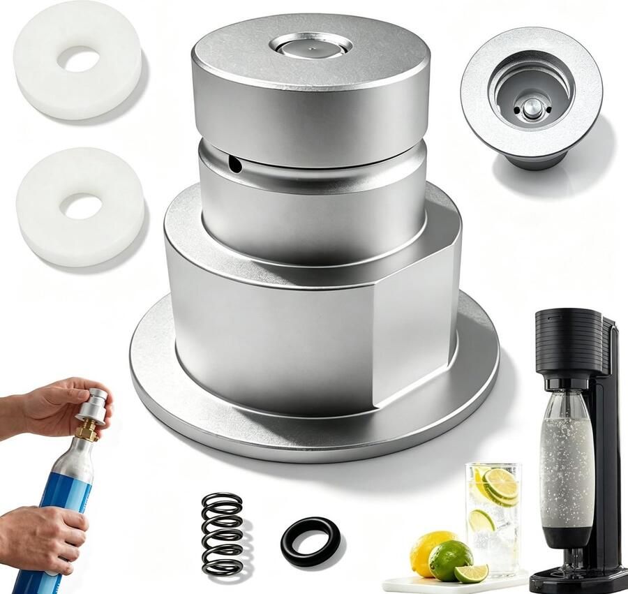 Solidchoice Adapter voor CO2 Flessen met Robuuste Afdichtingen