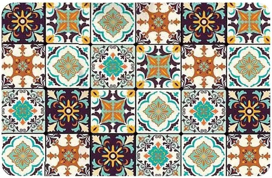 Solidchoice- Afvoermat Antislip Placemat Tafelmat Koffiemachine Mat Veelkleurig 40 x 50 cm