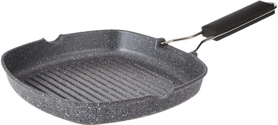Solidchoice Aluminium Grill met Vouwhandvat voor Gemakkelijk Gebruik
