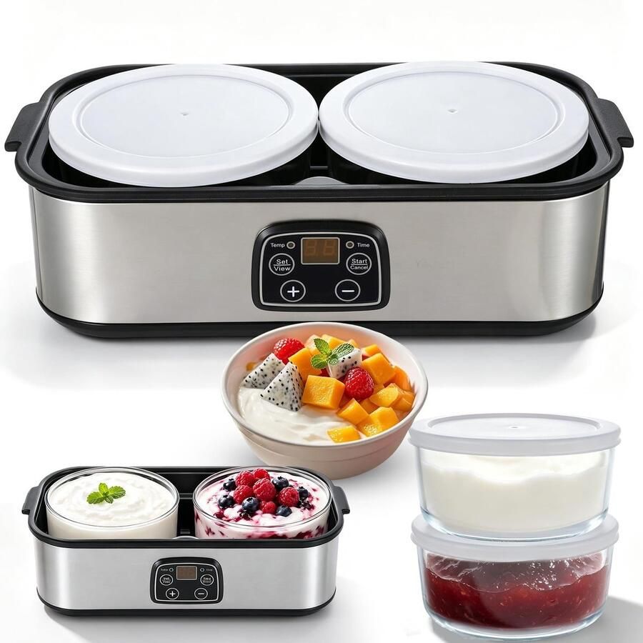 Solidchoice Automatische Yoghurtmachine met Instelbare Temperatuur