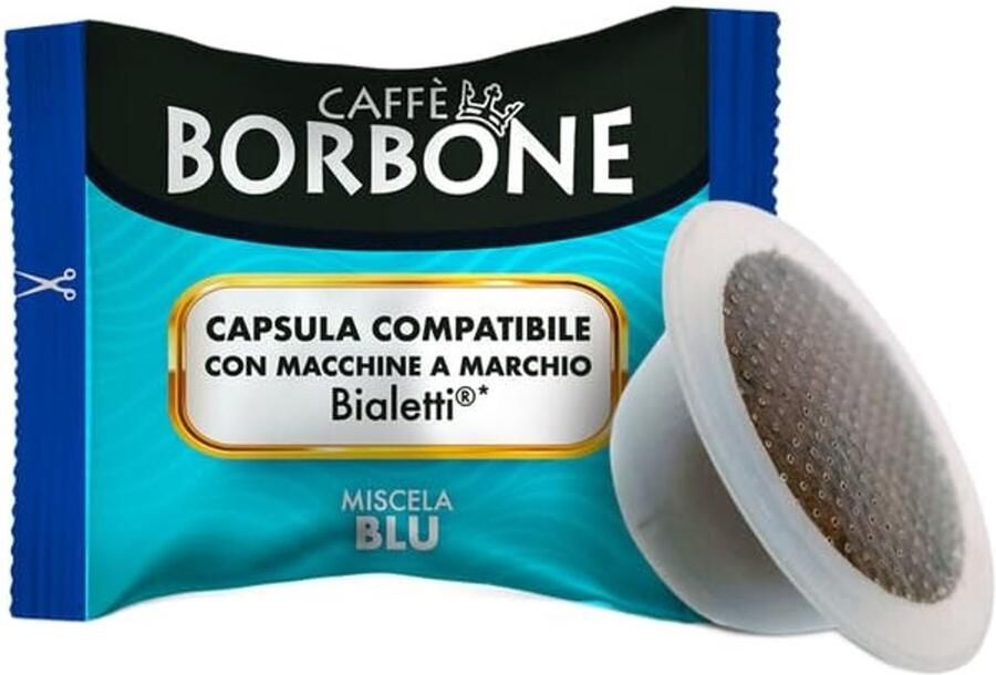 Solidchoice Blauwe Koffiemelange Capsules voor Bialetti Koffiemachines