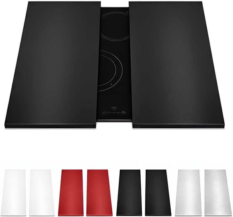 Solidchoice Ceramische Deksel voor Inductiekookplaat 55 x 33 cm (Set van 2)