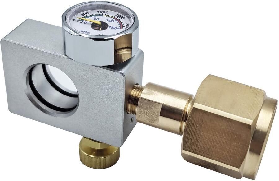 Solidchoice CO2 Vulstation met Manometer en Adapter voor Soda Makers