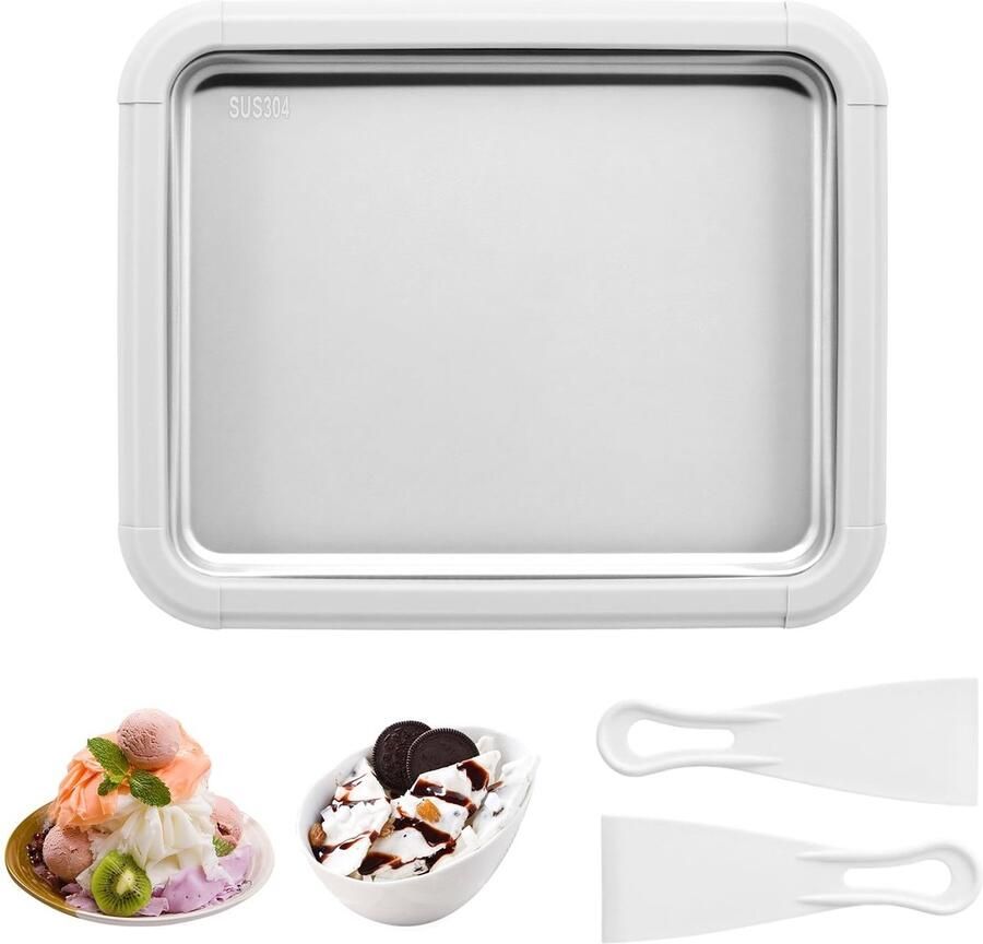Solidchoice DIY IJs Maker voor Zelfgemaakt IJs met Spatels