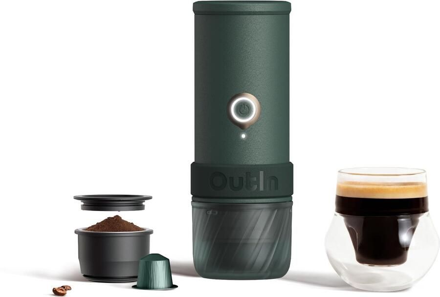 Solidchoice Draagbare Elektrische Espresso Machine met Zelfverwarming