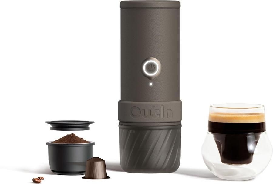 Solidchoice Draagbare Elektrische Espresso Machine voor Koffie en Capsules