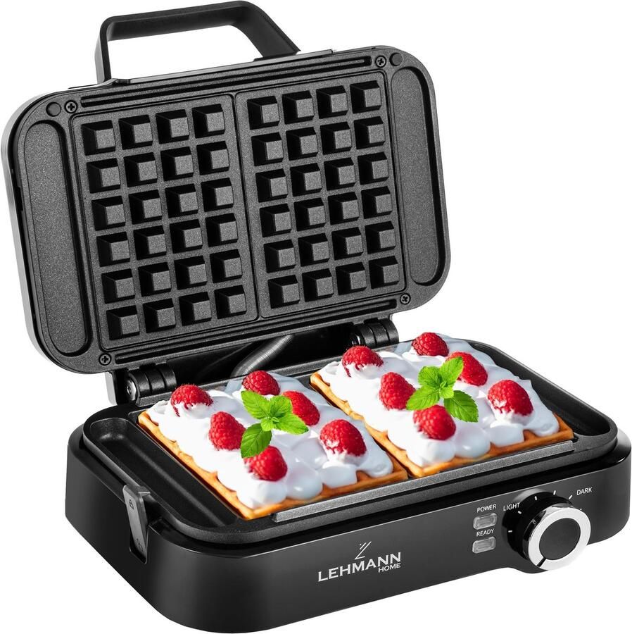 Solidchoice Dubbel Wafelijzer voor Perfecte Belgische Wafels