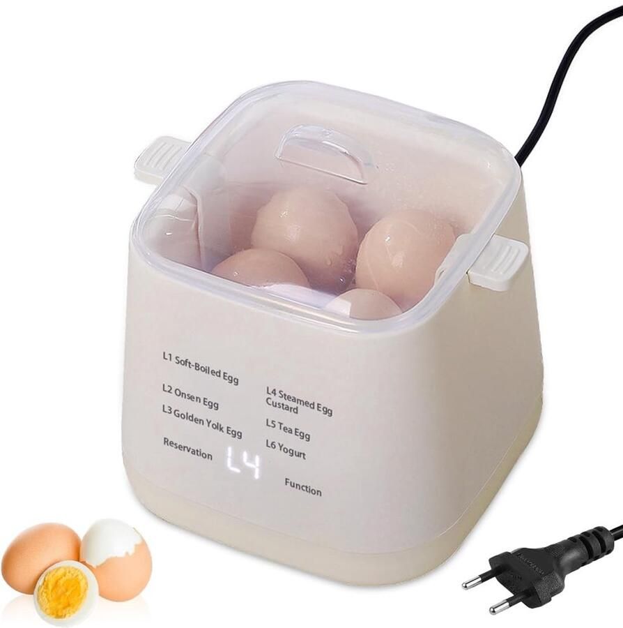 Solidchoice Elektrische Eierenkoker voor 4-6 Eieren
