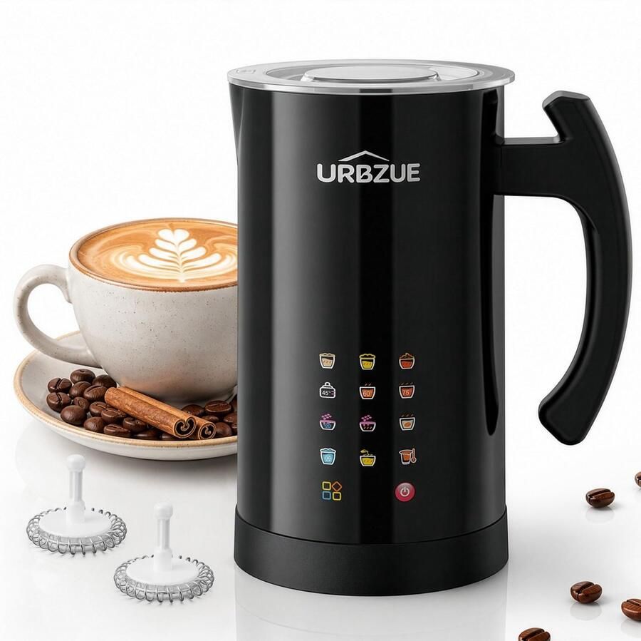 Solidchoice Elektrische Melkopschuimer 12-in-1 met 600 ml Capaciteit