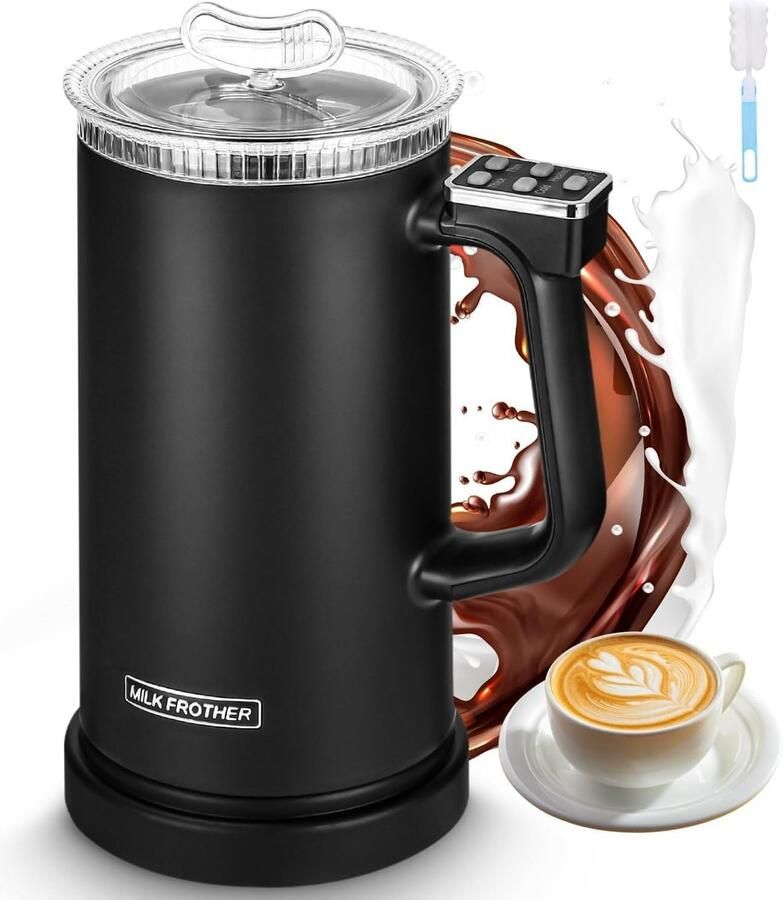 Solidchoice Elektrische Melkopschuimer voor 2 Cappuccino's