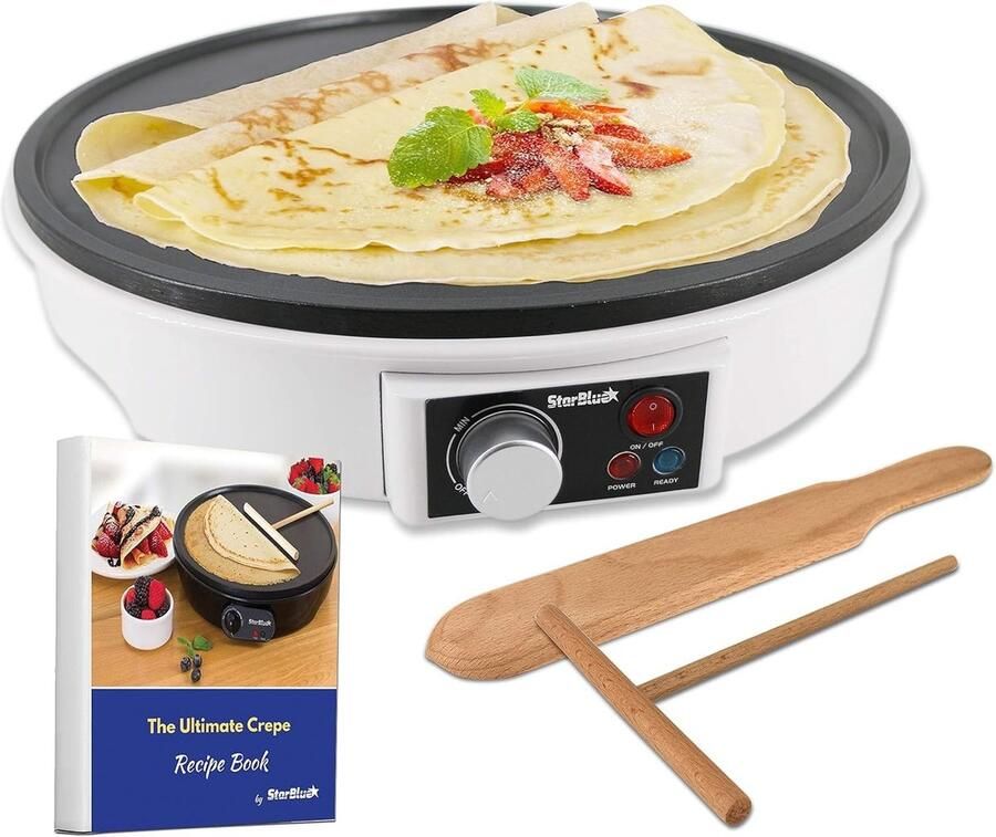 Solidchoice Elektrische Pannenkoeken en Crêpe Maker 12 Inch