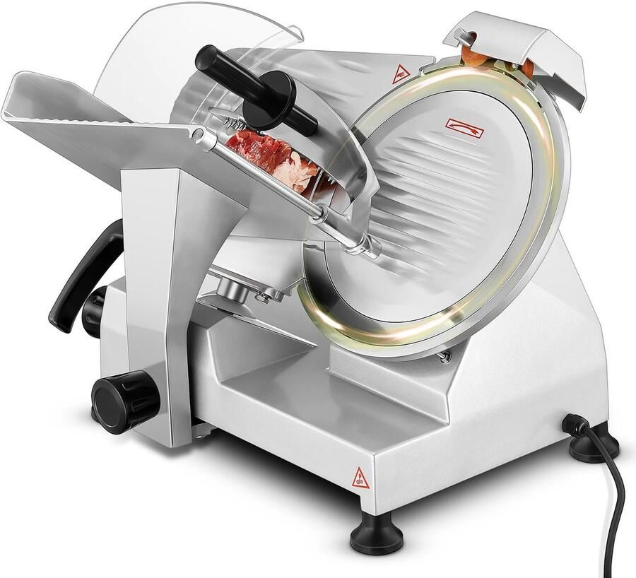 Solidchoice Elektrische Vlees Snijmachine met Carbon Stalen Mes