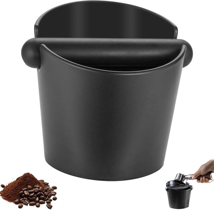 Solidchoice Espresso Klopbox met Verwijderbare Rubber Stang
