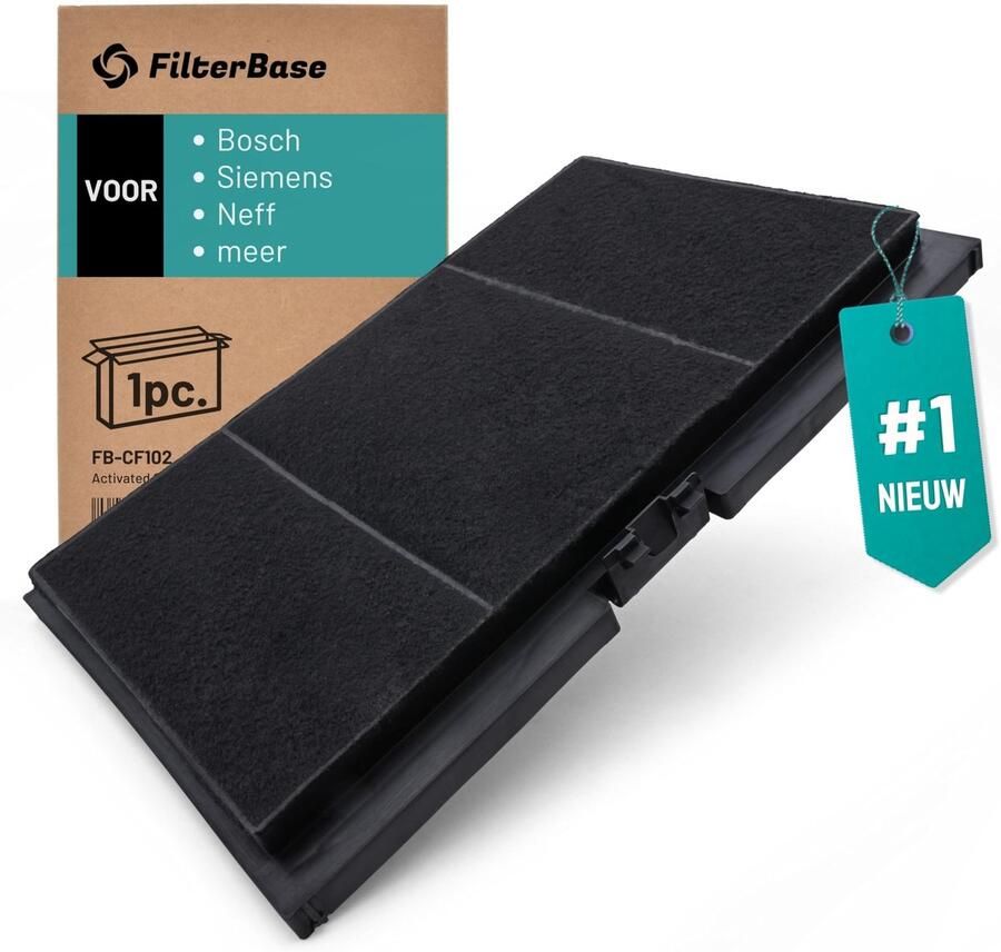 Solidchoice FilterBase Geactiveerd Koolstoffilter voor Afzuigkappen
