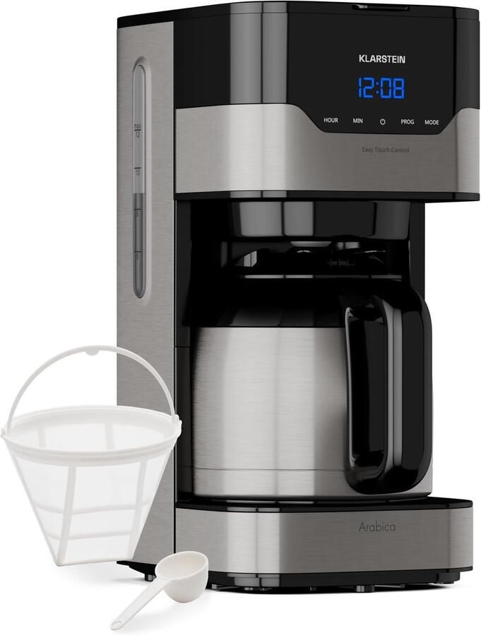 Solidchoice Filterkoffiemachine met LCD Scherm en 1 2 Liter Capaciteit
