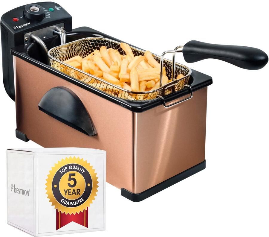 Solidchoice Frituurpan met Koude Zone Technologie en Mand
