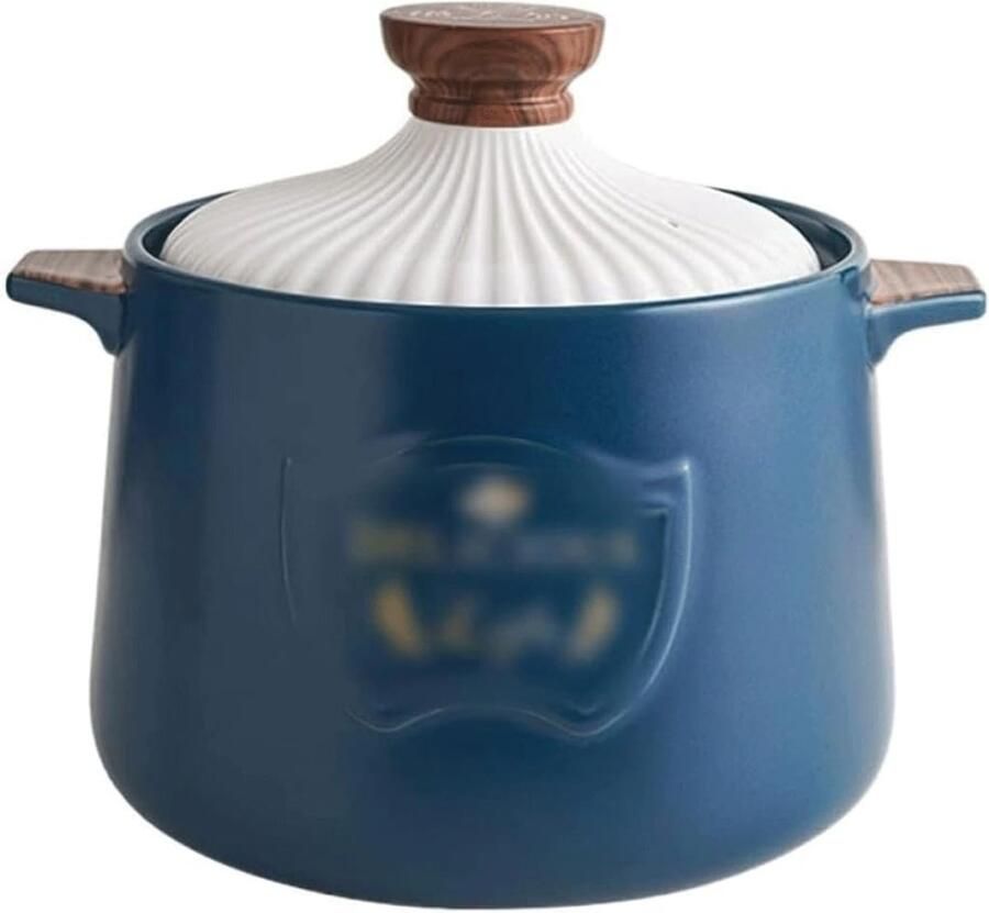 Solidchoice Handgemaakte Keramische Slow Cooker voor Soepen en Gerechten