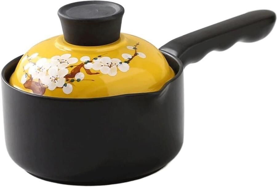 Solidchoice Handgeschilderde Keramische Slow Cooker voor Soep en Stoofschotels
