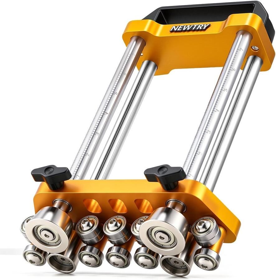 Solidchoice Handmatige Plaatbuiger met 4 Rollen voor Metalen Daken