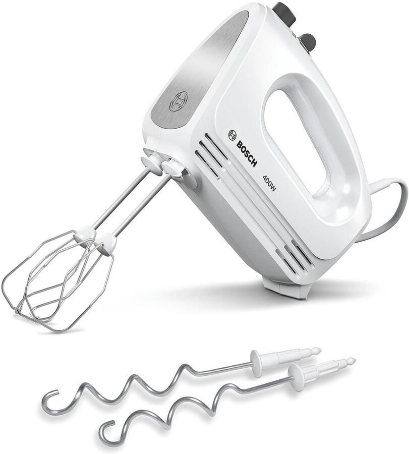 Solidchoice Handmixer met 400 Watt en Turbo Functie in Wit