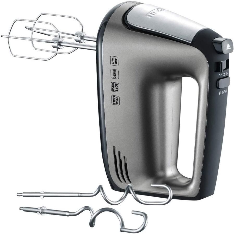 Solidchoice Handmixer met Spiral Kabel en 400 W Vermogen