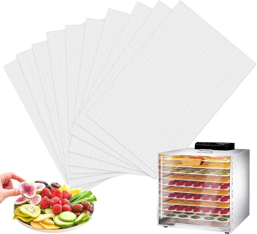 Solidchoice Herbruikbare Droogfolie Set van 10 voor Voedsel