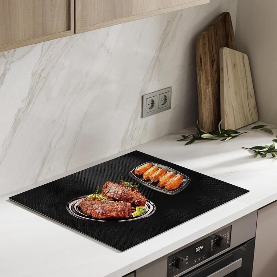 Solidchoice Inductie Kookplaat Beschermmat 78x52cm Silicone