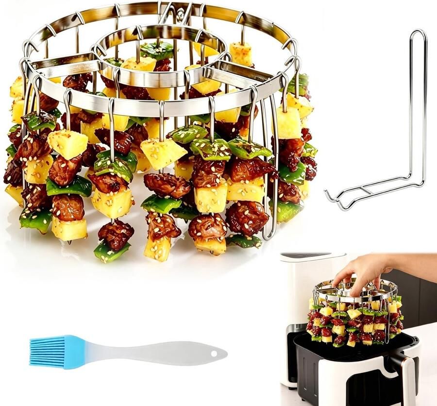 Solidchoice Kleine Spieshouder voor Heteluchtfriteuse