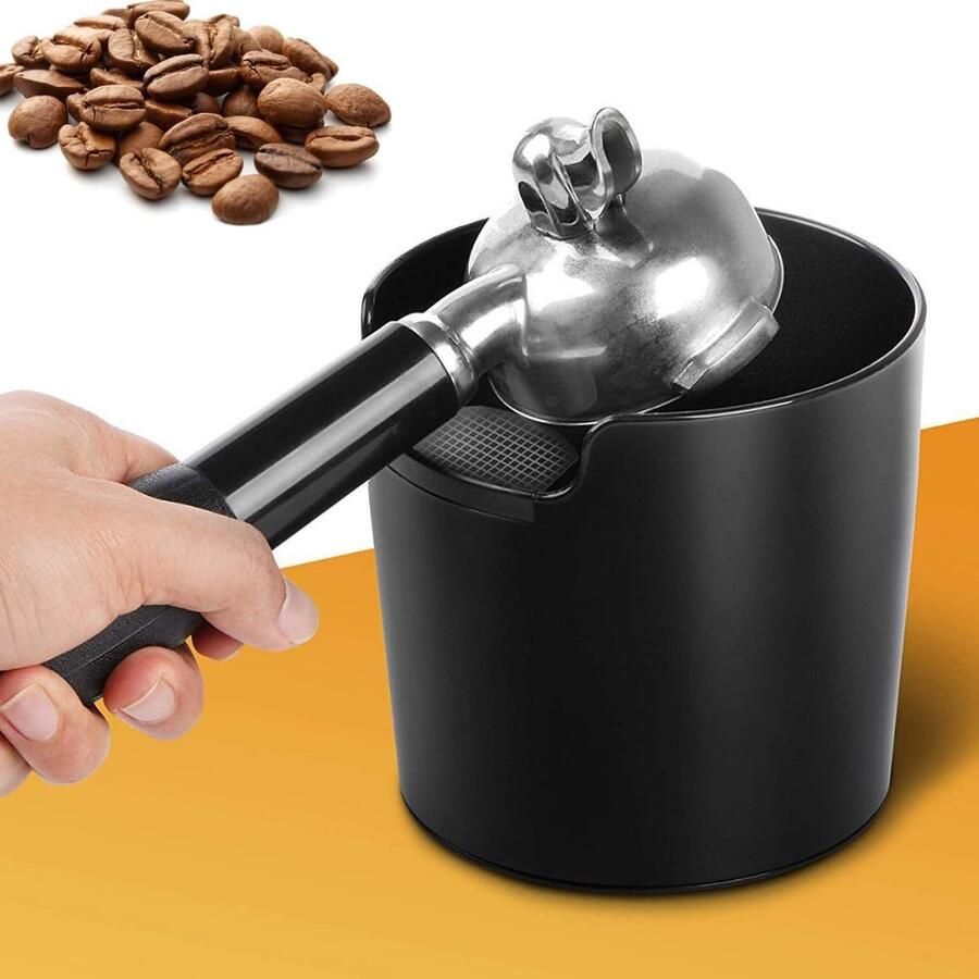 Solidchoice Knock Box voor Espresso Koffie Grounds Container Zwart