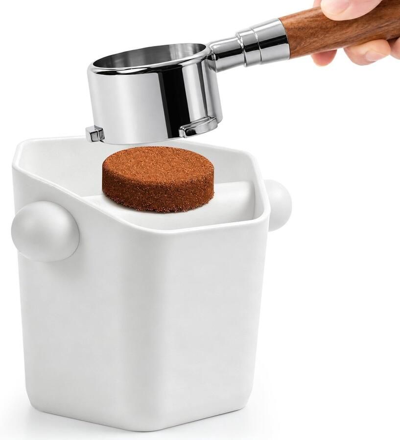 Solidchoice Knock Container voor Koffiezetapparaat Koffieklopbox met Antislip Onderkant