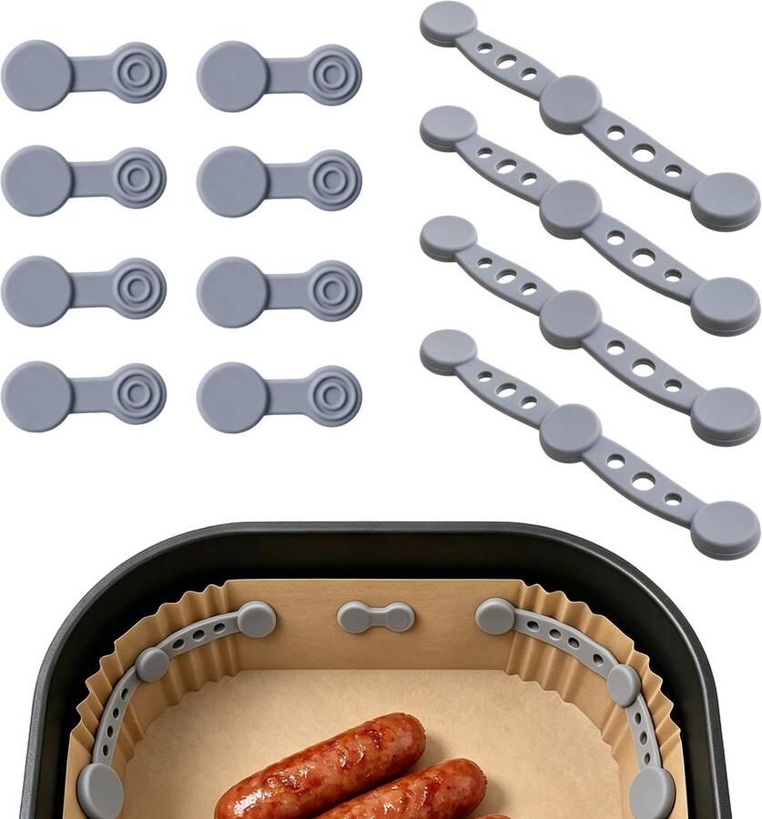 Solidchoice Magnetische Siliconen Bevestigingsgespen voor Heteluchtfriteuse
