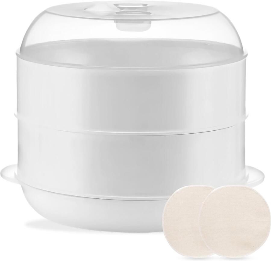 Solidchoice Magnetron Stoompan met 2 Kookcontainers
