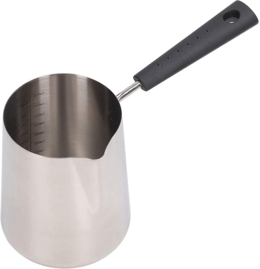 Solidchoice Melkopschuimer Pitcher met Lange Handgreep en Puntige Tip 600ml