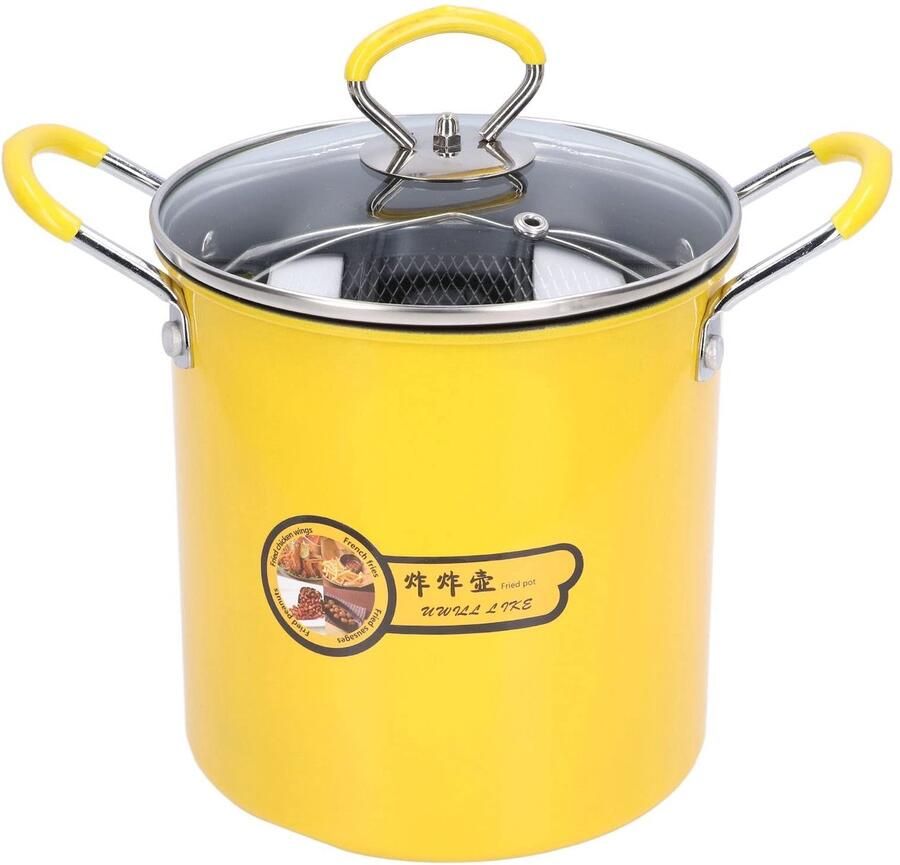 Solidchoice Mini Frituurpan met Oliefilter en Antiaanbaklaag
