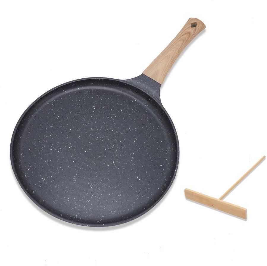 Solidchoice Multifunctionele Pannenkoekpan met Antiaanbaklaag 20cm