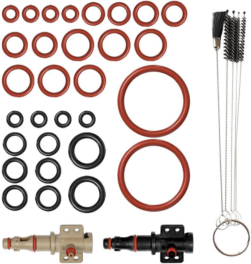 Solidchoice O-Ringen Set voor Koffiemachines met Schoonmaakborstels