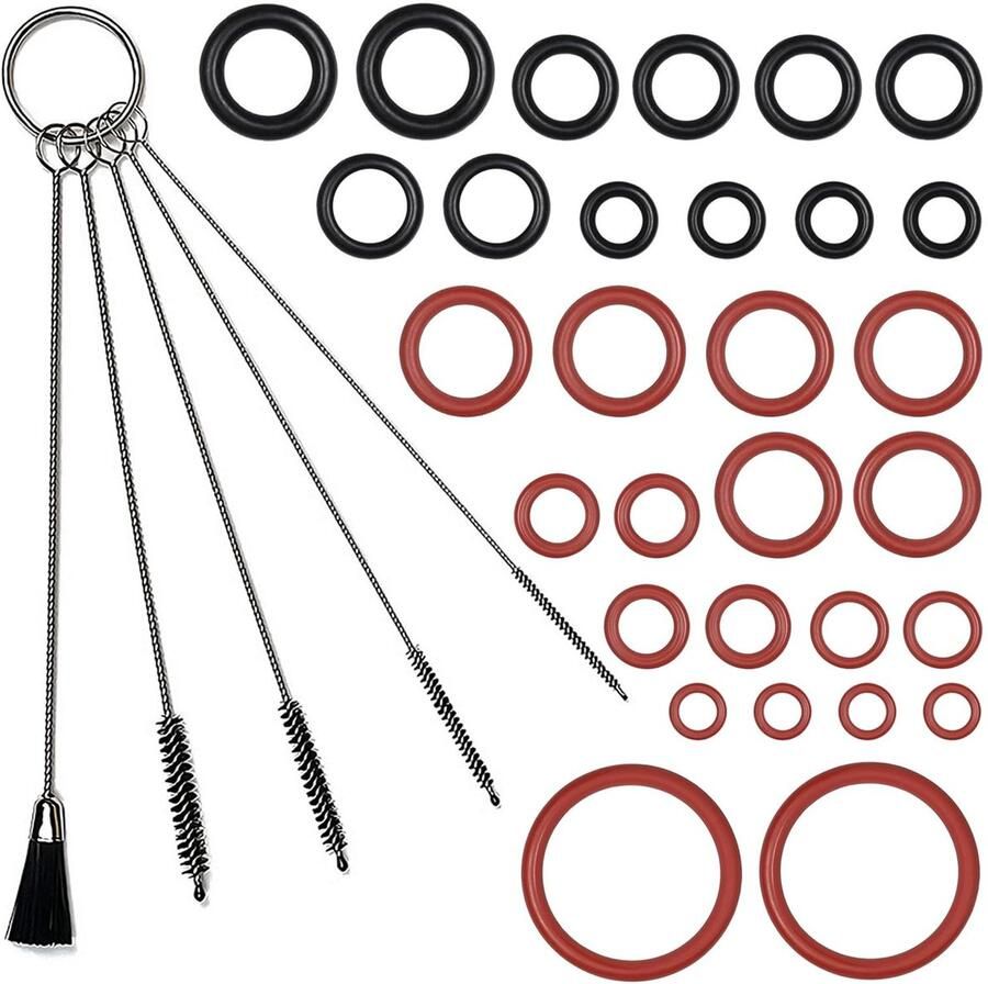 Solidchoice Onderhoudsset met 30 Silicone O-ringen voor Koffiemachines