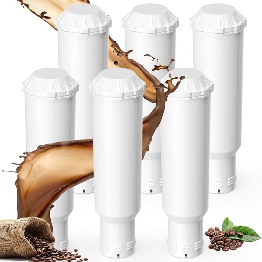 Solidchoice Pack van 6 Waterfilters Geschikt voor Melitta en Nivona Koffiemachines