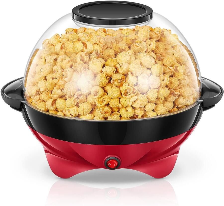 Solidchoice Popcornmachine met 5.5L Capaciteit voor Thuisgebruik