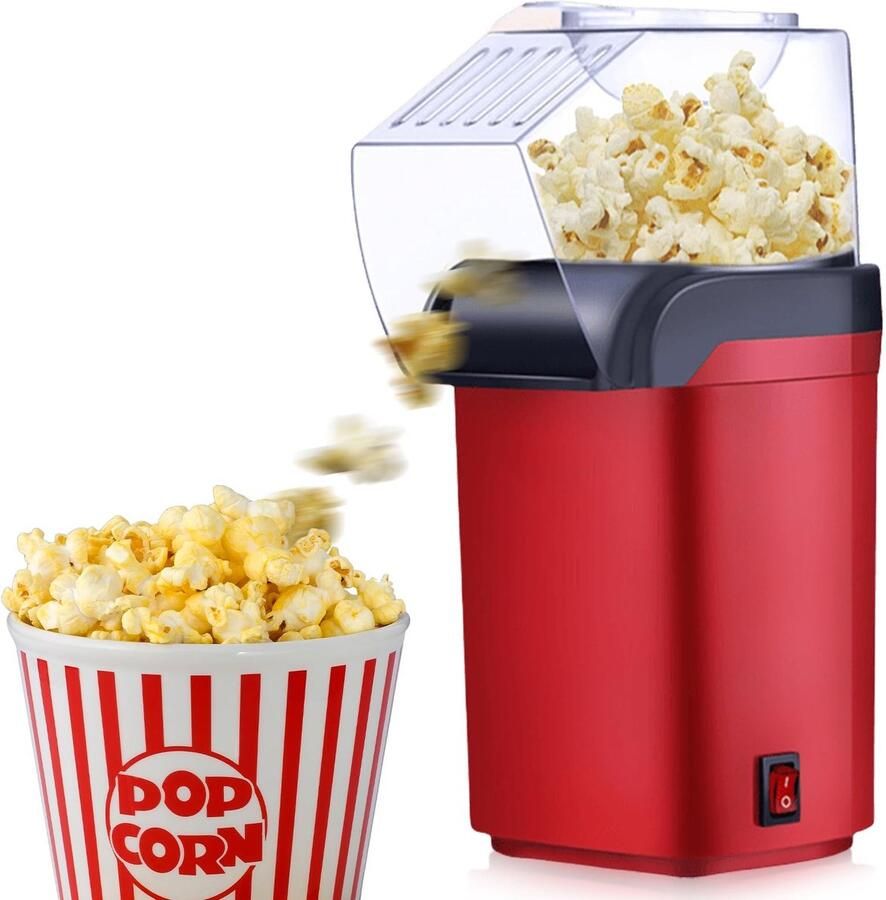 Solidchoice Popcornmachine met Snelle Bereiding en Retro Design