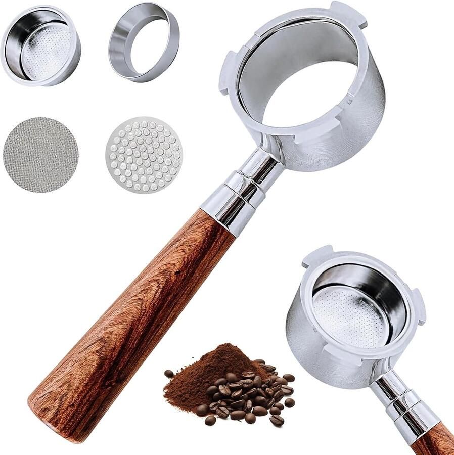 Solidchoice Professionele Espresso Portafilter met Ondersteuning voor DeLonghi